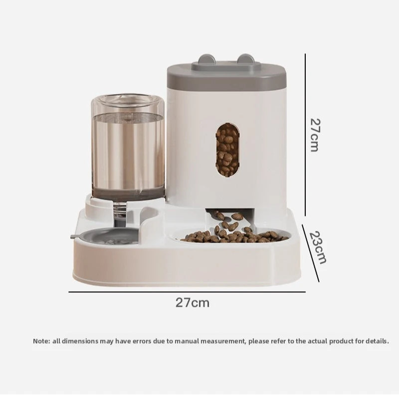 Professional Cat Feeder Water Dispenser Automatic Feeders Feeding and Watering Supplies Cat Bowl Drinking Fountain Dog Feeder