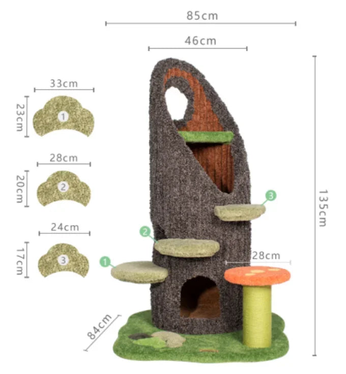 Camily Manufacturer Design Oem Wholesale Cat Tree Cat Sratcher Toys House Furnitures