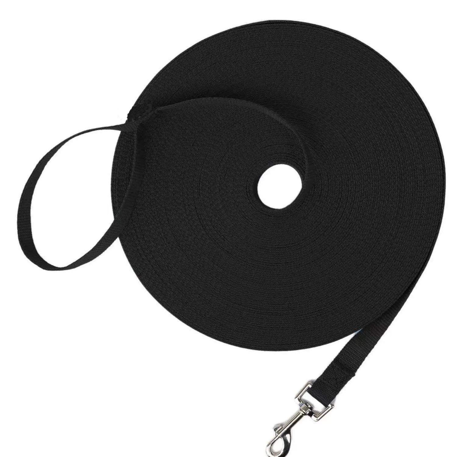 4.5-30M Long Dog Training Leash Black Durable Pet Recall Lead For Agility Camping Backyard Play Outdoor Dog Walking Rope Leash