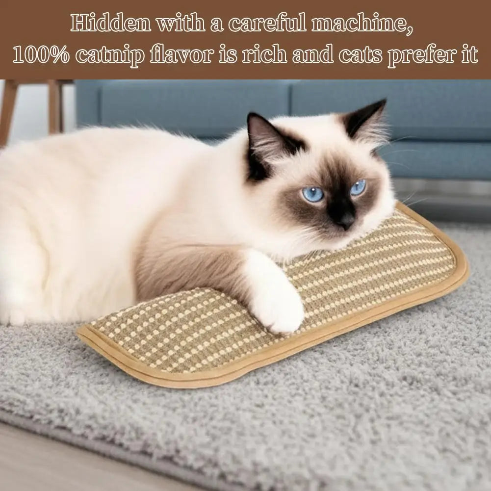 Cat Scratcher Interactive Toys For Cat Catnip Pillow Teeth Grinding And Anti Bite Wear Resistant Cat Toy Scratching Post For Cat