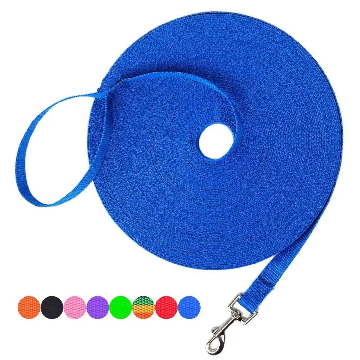 4.5-30M Long Dog Training Leash Black Durable Pet Recall Lead For Agility Camping Backyard Play Outdoor Dog Walking Rope Leash