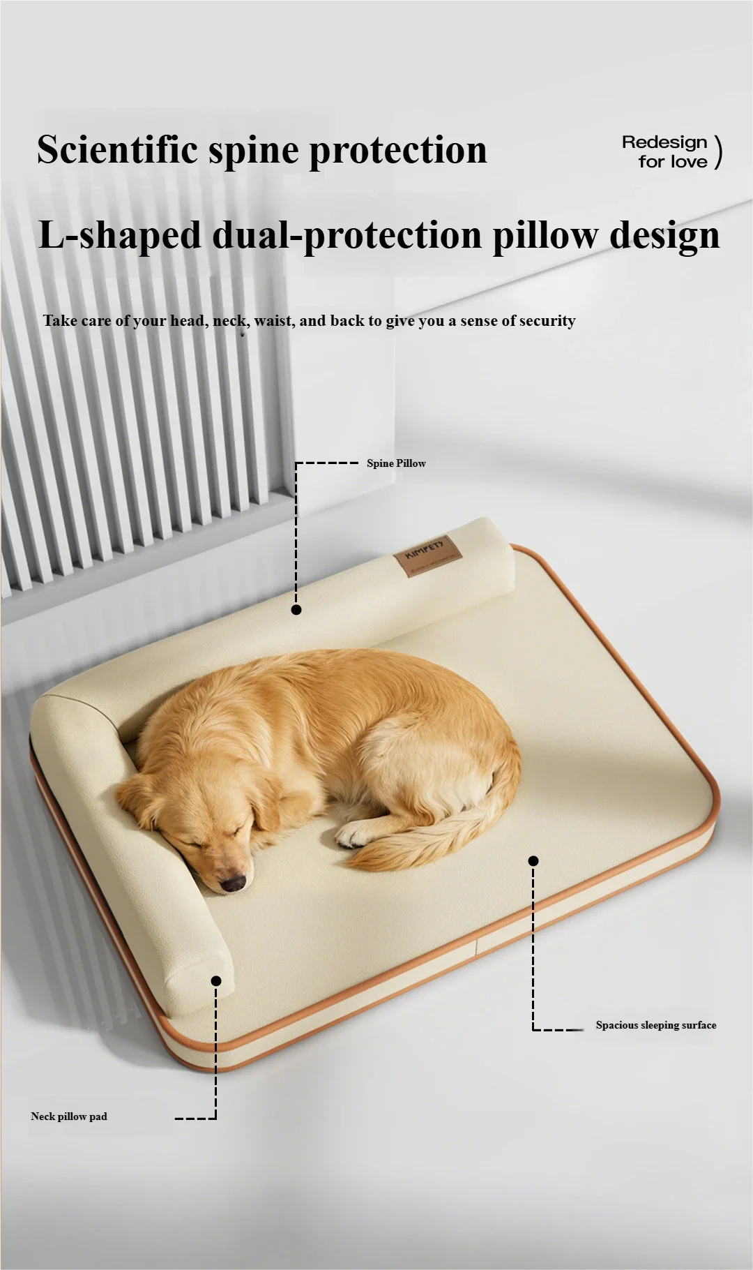 Dog mat suitable for all seasons, medium-sized and large waterproof and tear resistant dog bed, summer removable and washable do
