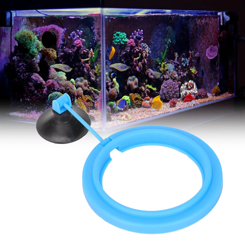 Fish   Feeder Food Floating Prevention Aquarium Floating Feeding  Keep Water  Clean for Feeding Flake Foods