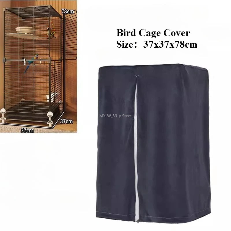 Bird Cage Cover Sunshade Breathable and Splashproof Large Bird Cage Cover Parrot Cage Shading Protective Products Bird Supplies