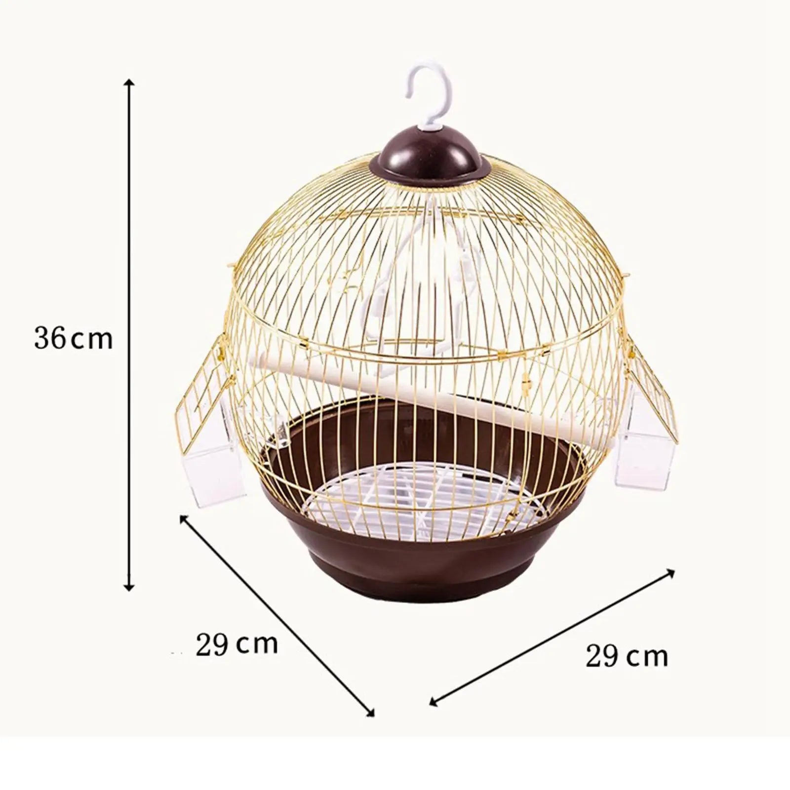 Parrot Birdcage Parrot Stand Cage Pet Supplies Pet House Metal Cage Bird Cage for Budgies Lovebirds Conures Canary Parakeets