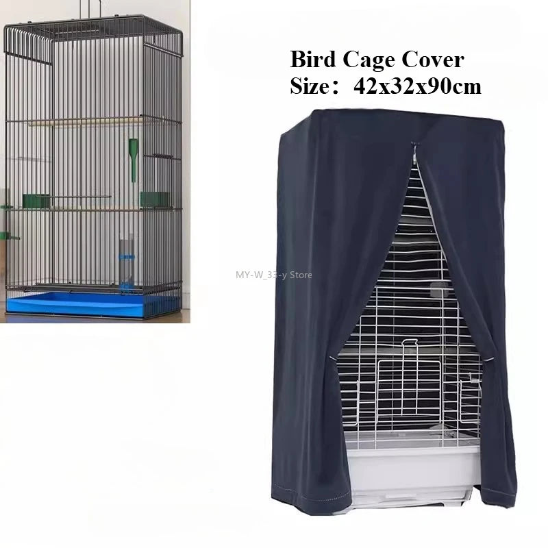 Bird Cage Cover Sunshade Breathable and Splashproof Large Bird Cage Cover Parrot Cage Shading Protective Products Bird Supplies