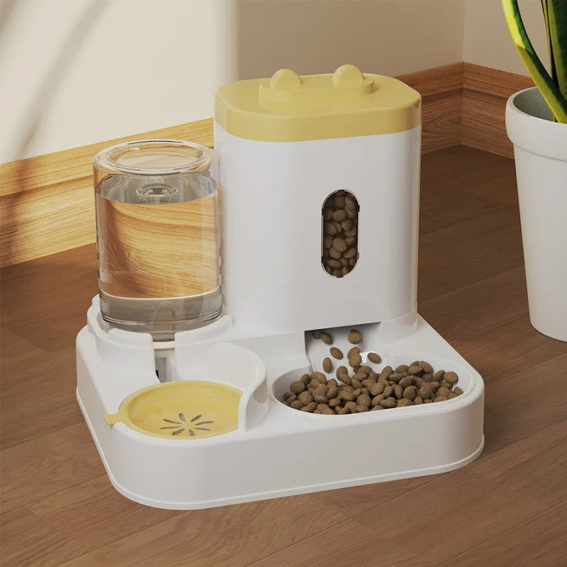 Professional Cat Feeder Water Dispenser Automatic Feeders Feeding and Watering Supplies Cat Bowl Drinking Fountain Dog Feeder
