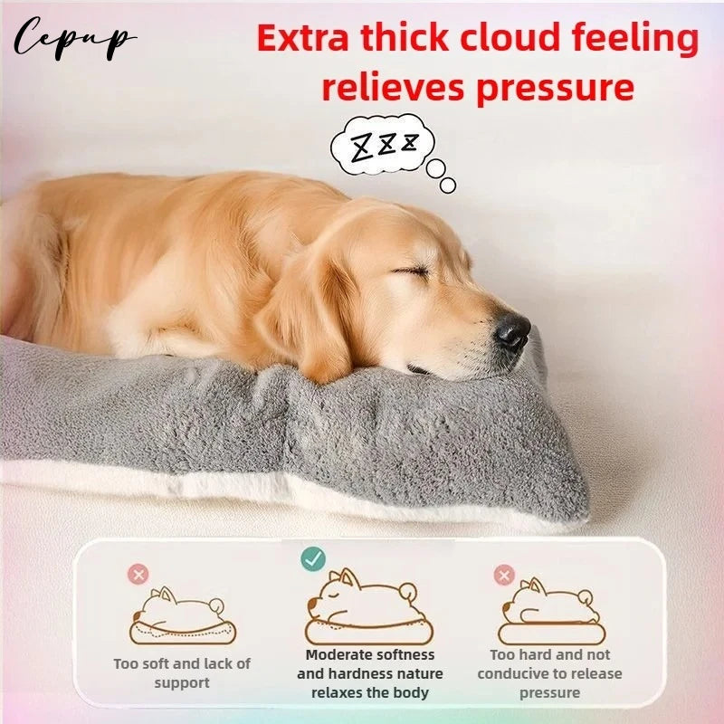 Dog bed mat Large Size Sleeping Pad For winter use keep warm Double-sided Use Golden Retriever stress-relieving Sleeping Pad