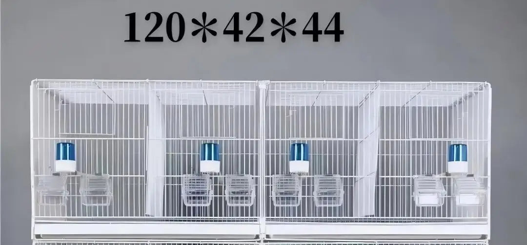 Large multi-layered bird cage - modular and expandable for long-term use without replacement