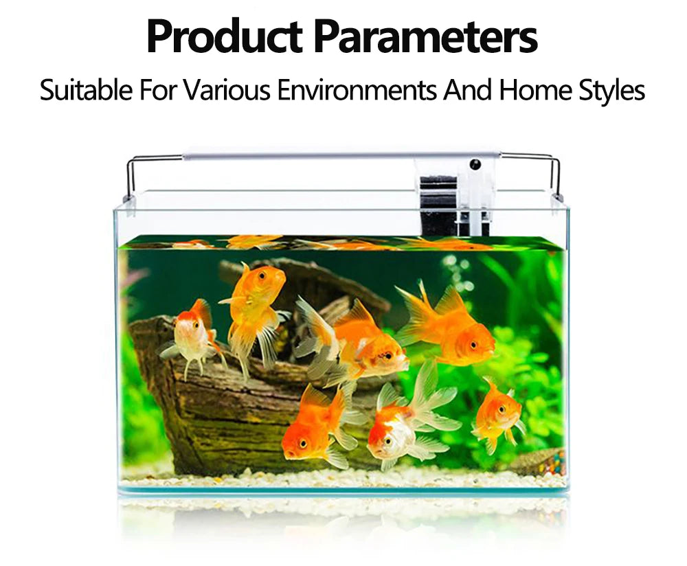 Fish Tank Transparent Glass Rectangular Aquarium Small And Medium Balcony Living Room Decoration Lazy Ecological Fish Tank