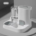 Cat feeding water feeder dog bowl cat bowl smooth food and water supply two-in-one water dispenser cat bowl pet supplies
