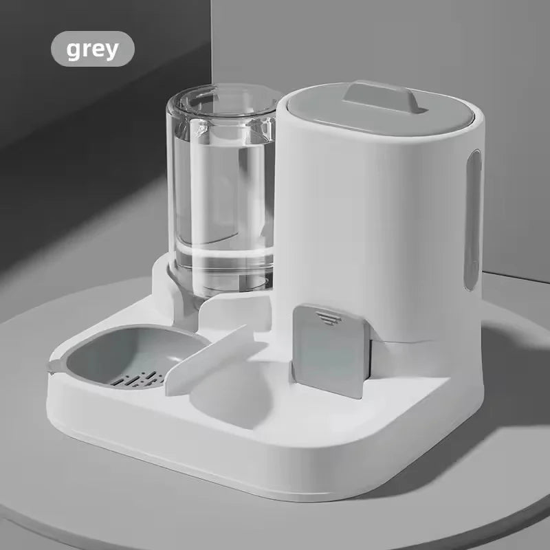 Cat feeding water feeder dog bowl cat bowl smooth food and water supply two-in-one water dispenser cat bowl pet supplies