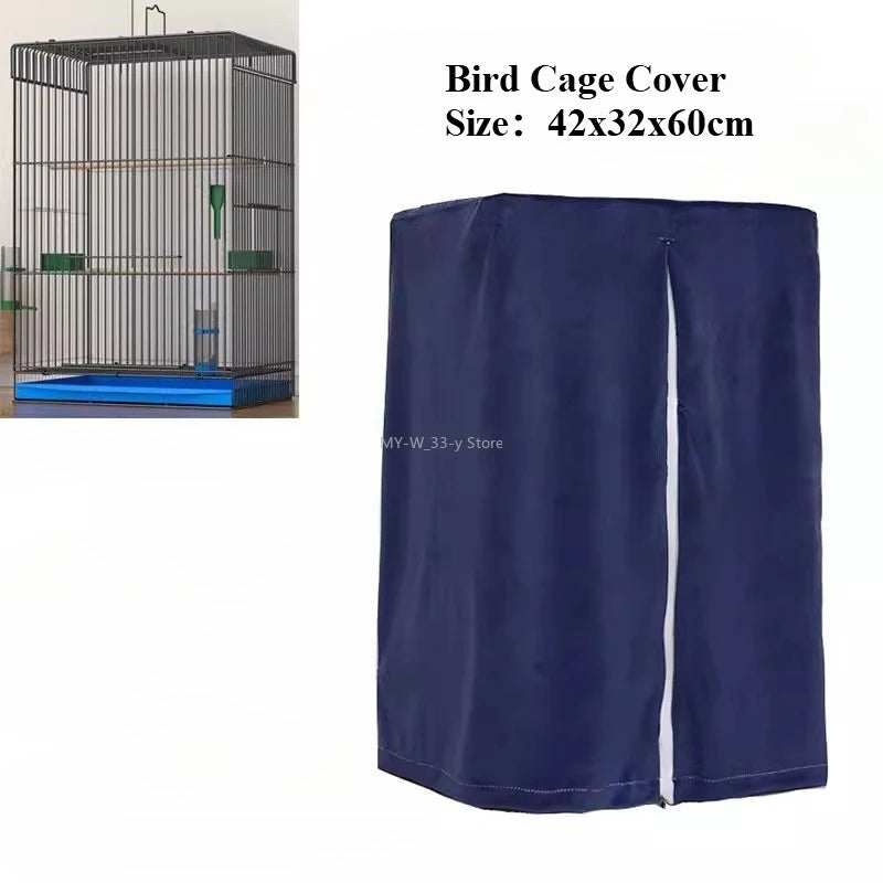 Bird Cage Cover Sunshade Breathable and Splashproof Large Bird Cage Cover Parrot Cage Shading Protective Products Bird Supplies