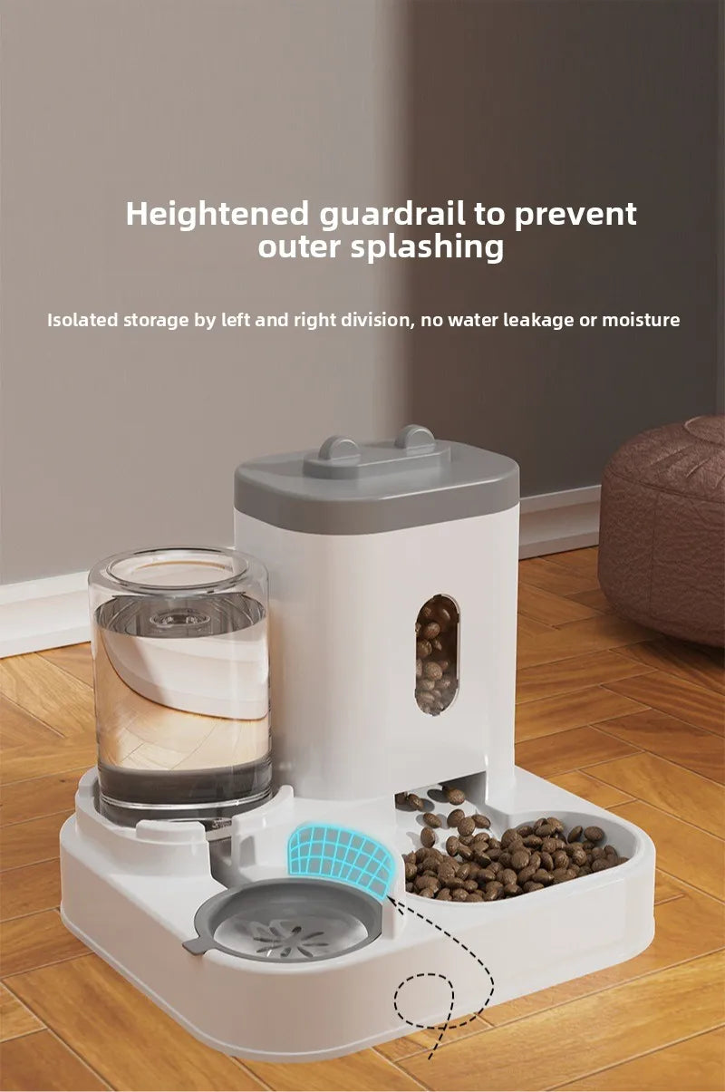 Professional Cat Feeder Water Dispenser Automatic Feeders Feeding and Watering Supplies Cat Bowl Drinking Fountain Dog Feeder