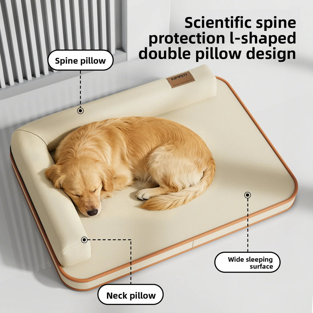 Dog mat suitable for all seasons, medium-sized and large waterproof and tear resistant dog bed, summer removable and washable do