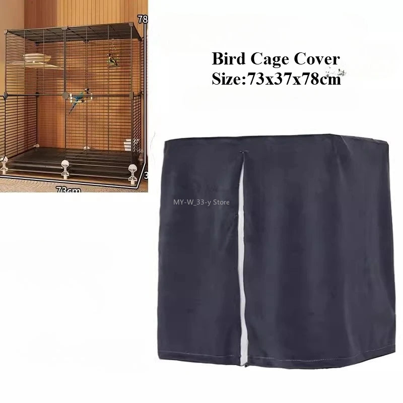 Bird Cage Cover Sunshade Breathable and Splashproof Large Bird Cage Cover Parrot Cage Shading Protective Products Bird Supplies