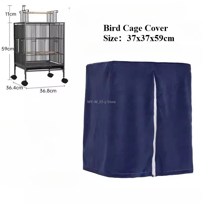Bird Cage Cover Sunshade Breathable and Splashproof Large Bird Cage Cover Parrot Cage Shading Protective Products Bird Supplies