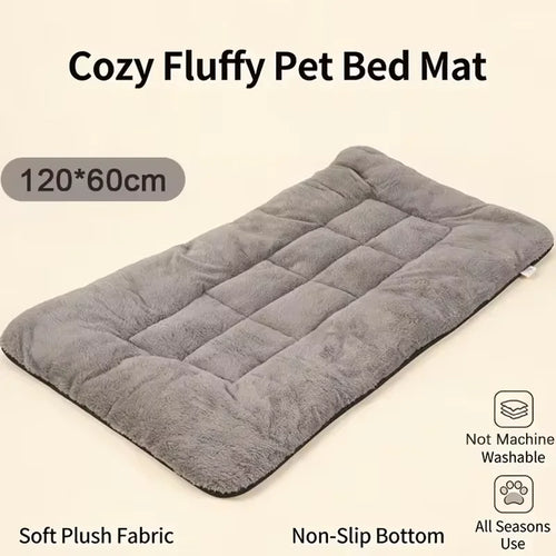 120*60cm Large Double Sided Dog Bed Universal For All Seasons Plush Super Soft Polyester Thickened Sofa-Style Mat for Breed Dogs