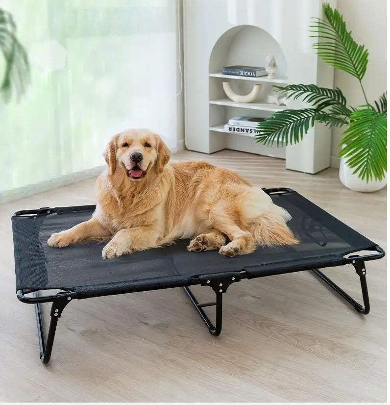 Dog Bed Breathable Dog Beds for Large Dogs Camping Sleeping Mats Kennel Anti-moisturizing Chew Proof Dogs Bed Foldable Kennel