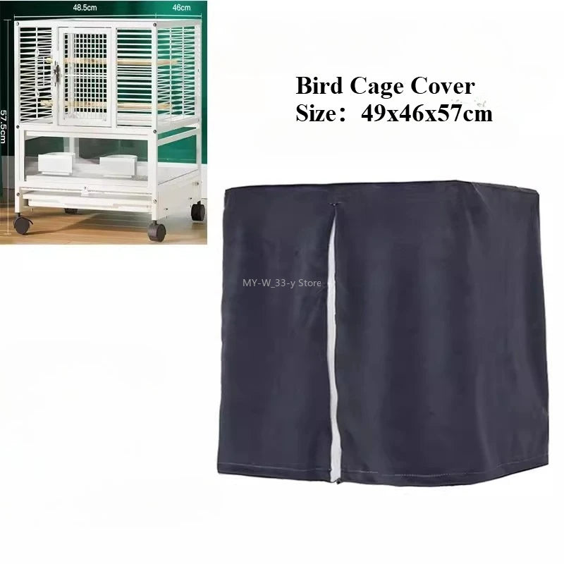 Bird Cage Cover Sunshade Breathable and Splashproof Large Bird Cage Cover Parrot Cage Shading Protective Products Bird Supplies