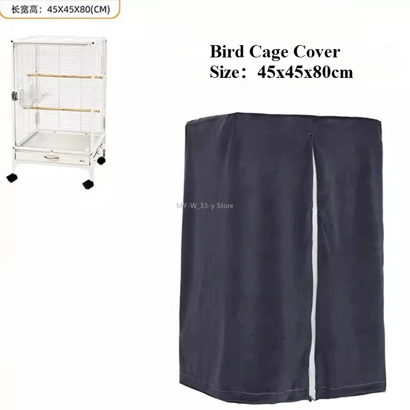 Bird Cage Cover Sunshade Breathable and Splashproof Large Bird Cage Cover Parrot Cage Shading Protective Products Bird Supplies