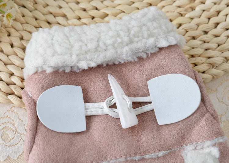 Dog Clothes Coat Small Dogs Luxury Jacket For Animal Winter Medium Dresses Soft Pet Clothing Designer Cute Motorcycle Style