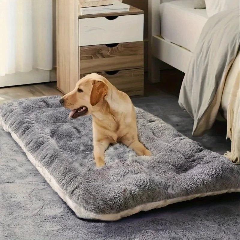 120*60cm Large Double Sided Dog Bed Universal For All Seasons Plush Super Soft Polyester Thickened Sofa-Style Mat for Breed Dogs
