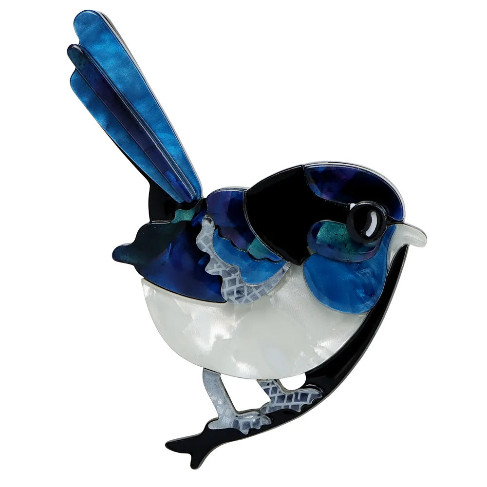handmade fashion animal accessories acrylic cartoon bird brooch clothing bag badge ﻿