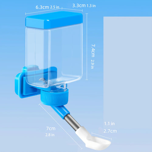 1 Piece, Random Color and Style, Bird Waterer and Feeder, Parrot Cage Accessories, Supplies, Water Dispenser for Birds