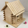 Practical Bird Cage Accessories Birdhouses For Outside Wooden Bird House Nesting Box Hanging Bird Nests Home Garden Decoration