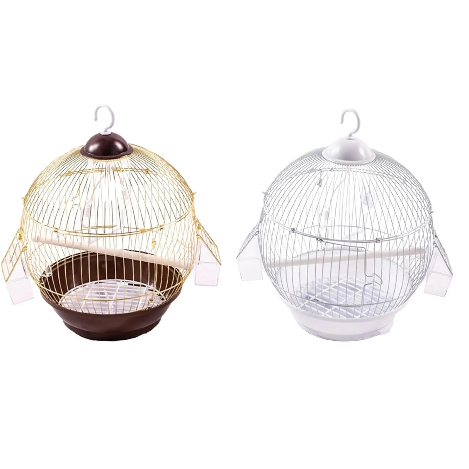 Parrot Birdcage Parrot Stand Cage Pet Supplies Pet House Metal Cage Bird Cage for Budgies Lovebirds Conures Canary Parakeets