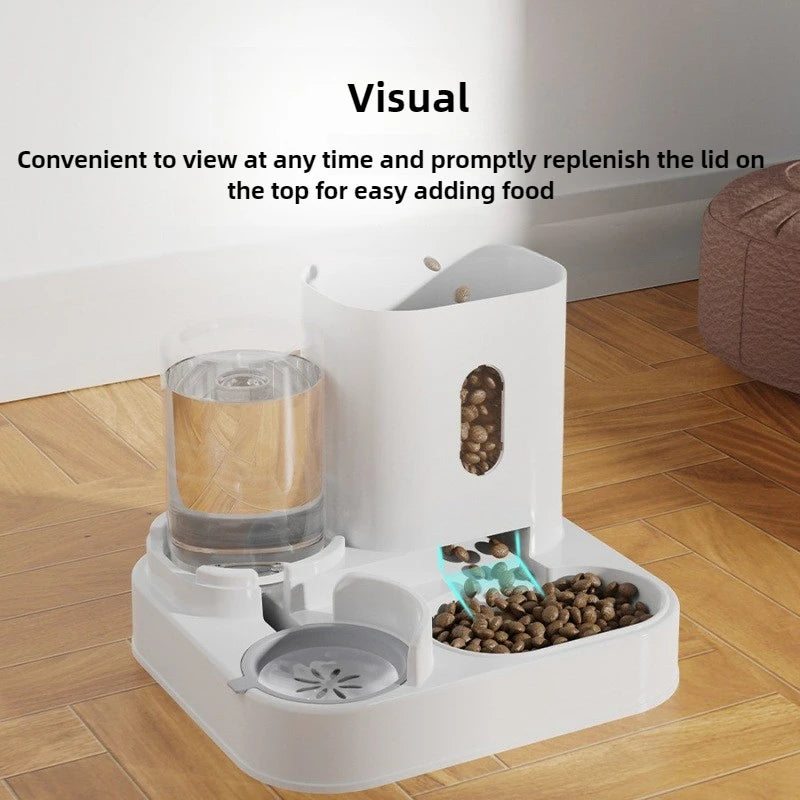 Professional Cat Feeder Water Dispenser Automatic Feeders Feeding and Watering Supplies Cat Bowl Drinking Fountain Dog Feeder