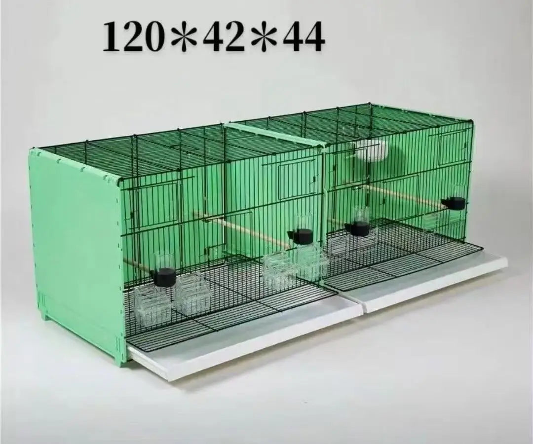 Large multi-layered bird cage - modular and expandable for long-term use without replacement