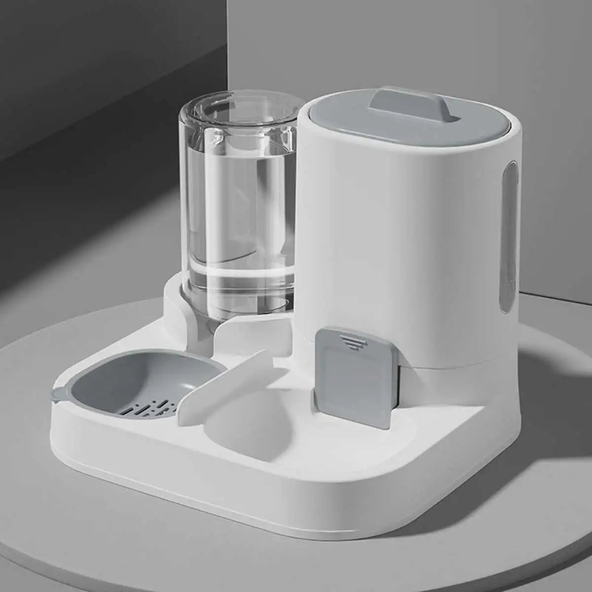 Feeder - Dual-purpose Drinking and Feeding Unit - Convenient, Simple, Large Capacity -Suitable for Small and Medium Dogs and cat