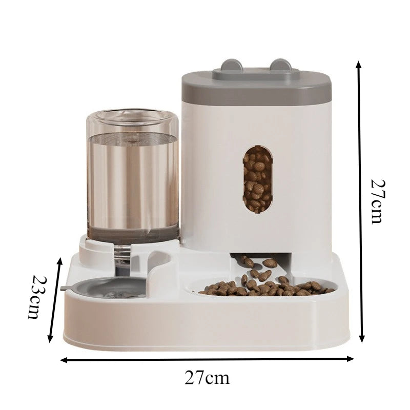 Professional Cat Feeder Water Dispenser Automatic Feeders Feeding and Watering Supplies Cat Bowl Drinking Fountain Dog Feeder