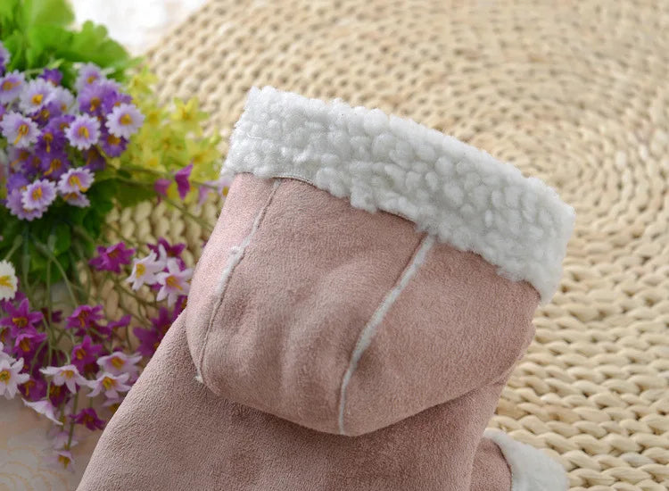 Dog Clothes Coat Small Dogs Luxury Jacket For Animal Winter Medium Dresses Soft Pet Clothing Designer Cute Motorcycle Style