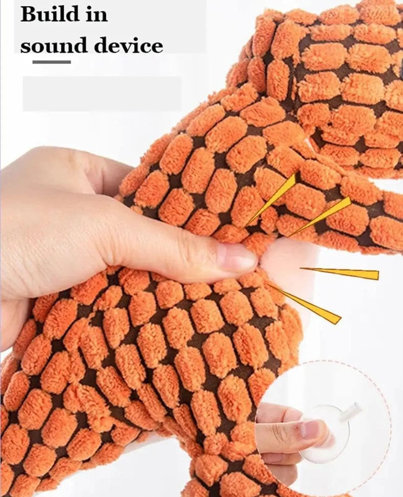 Squeaky Dog Toys Plush Dog Toy Stuffed Durable Dog Chew Toys For Small Middle And Large Dogs，Dinosaur Toys