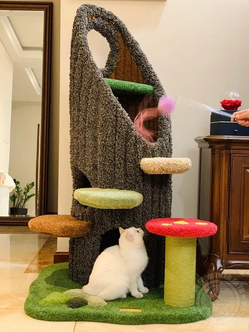 Camily Manufacturer Design Oem Wholesale Cat Tree Cat Sratcher Toys House Furnitures