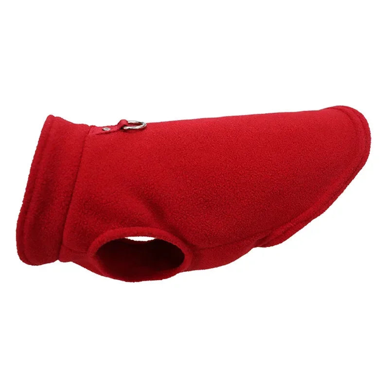 Winter Warm Dog Clothes Pet Jacket Vest with D-Ring For Small Dogs Cats Clothing French Bulldog Costumes Chihuahua Coat