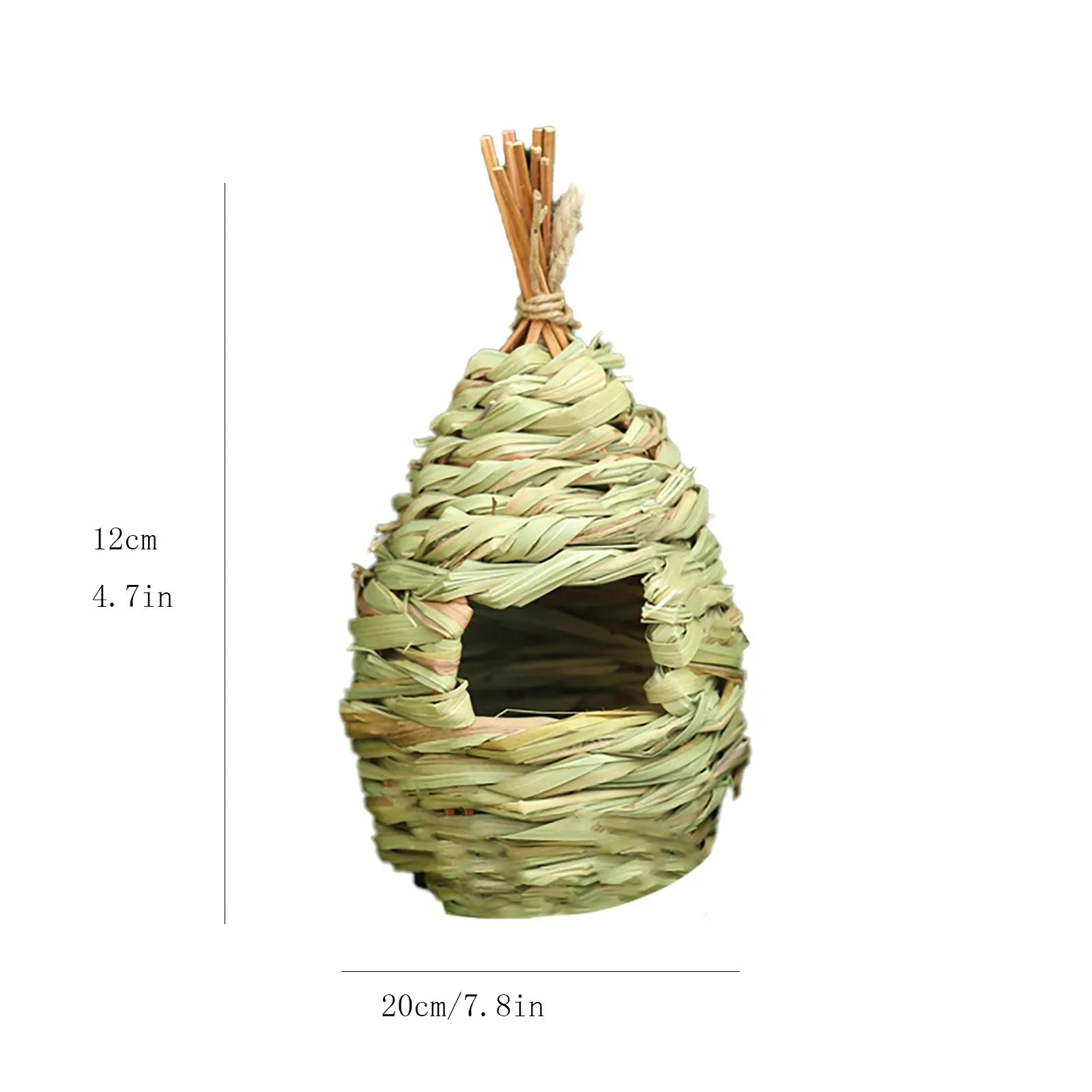 Various Styles Birdhouse Creative Unique Design Comfy Woven Natural Grass Bird Cage Outdoor Garden Window Hideaway Decoration