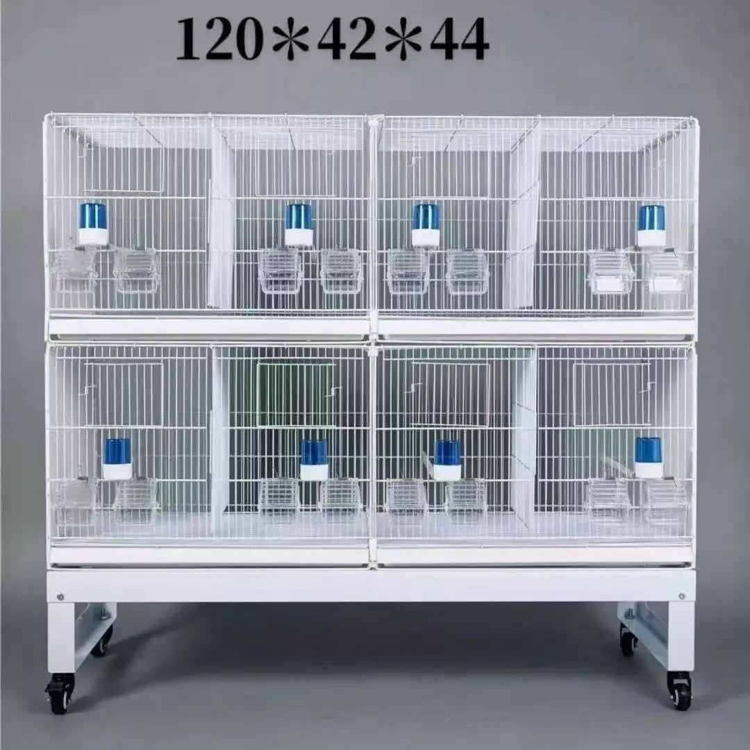 Large multi-layered bird cage - modular and expandable for long-term use without replacement
