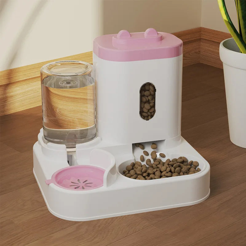 Professional Cat Feeder Water Dispenser Automatic Feeders Feeding and Watering Supplies Cat Bowl Drinking Fountain Dog Feeder