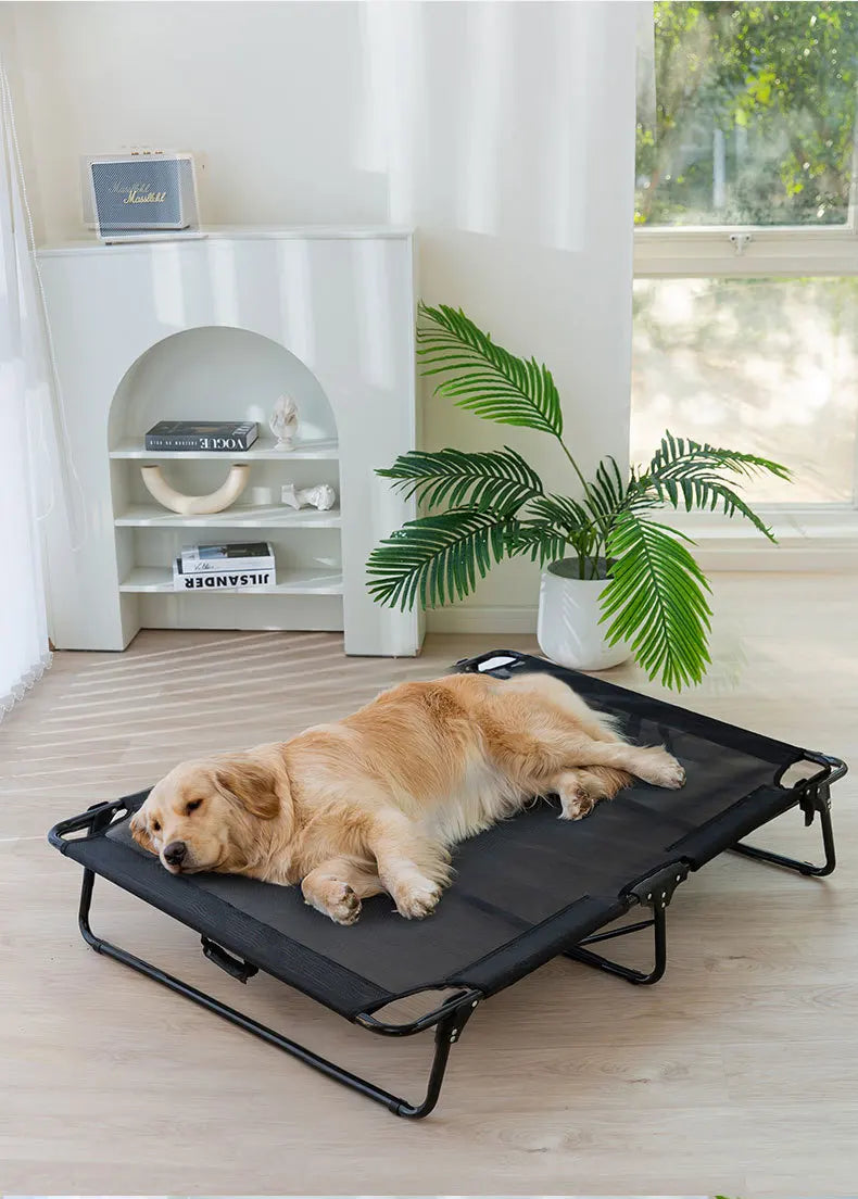 Dog Bed Breathable Dog Beds for Large Dogs Camping Sleeping Mats Kennel Anti-moisturizing Chew Proof Dogs Bed Foldable Kennel