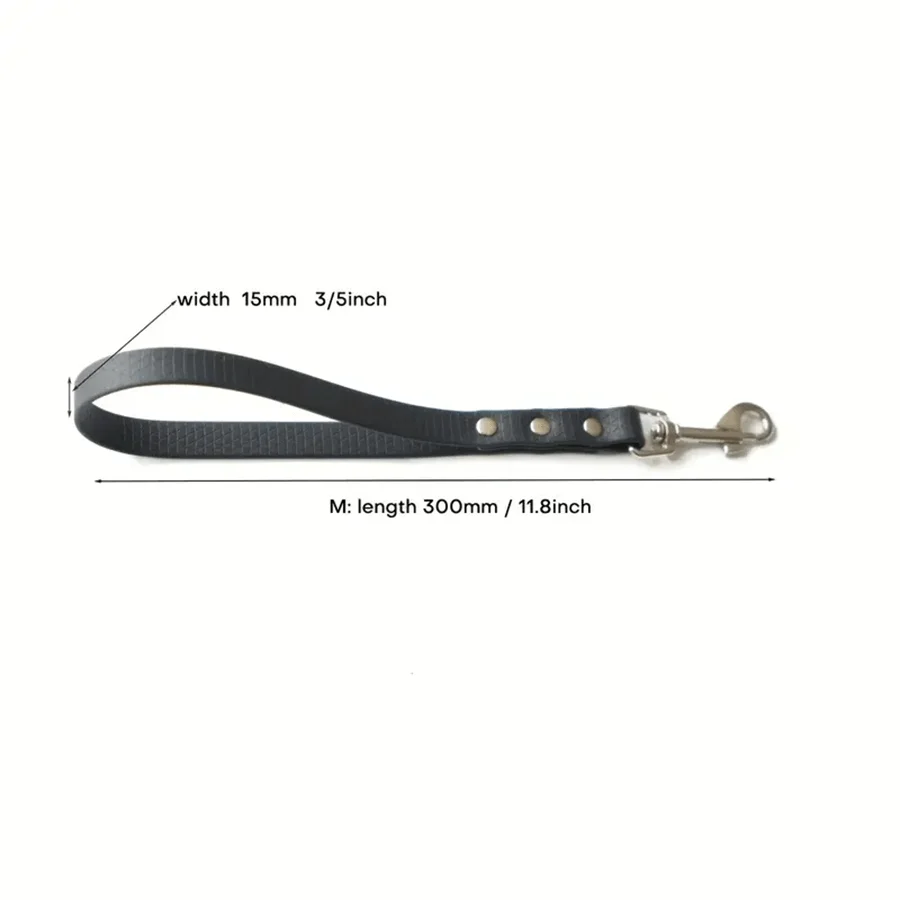 Short Dog Leash, Wide Traffic Handle, Traffic Leash, Traffic Lead For Dogs Training Walking