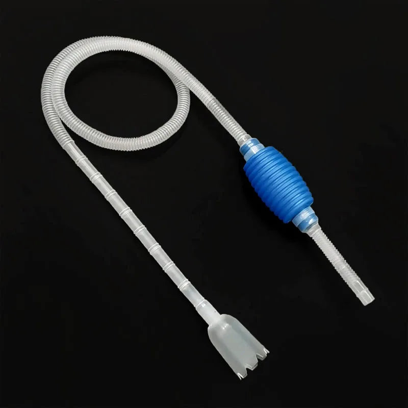 Aquarium Siphon Fish Tank Syphon Vacuum Cleaner Pump Semi-automatic Water Change Changer Gravel Water Filter Aquarium Tools 1.4m