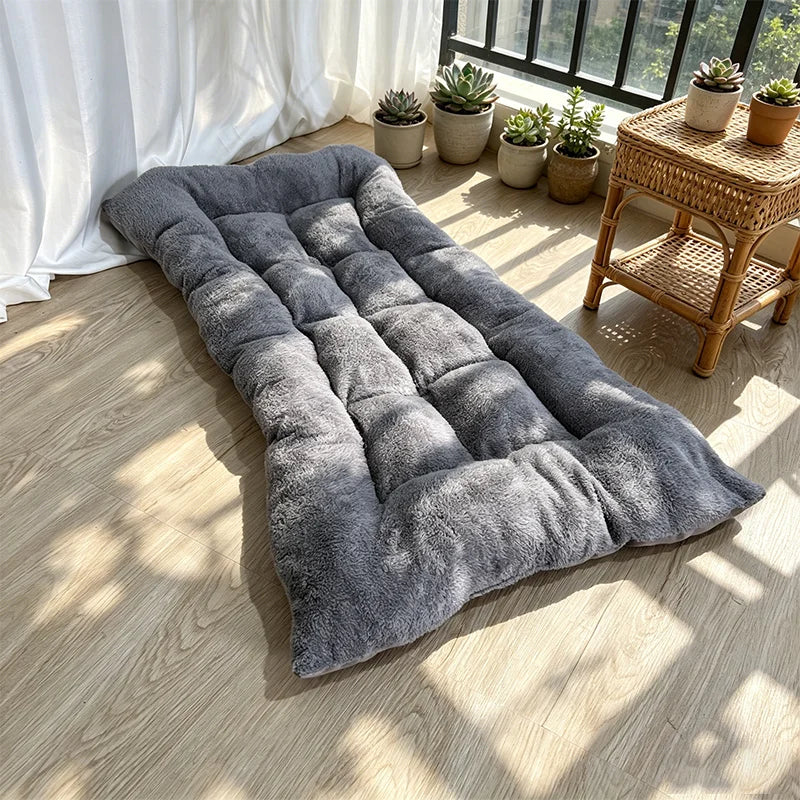 120*60cm Large Double Sided Dog Bed Universal For All Seasons Plush Super Soft Polyester Thickened Sofa-Style Mat for Breed Dogs