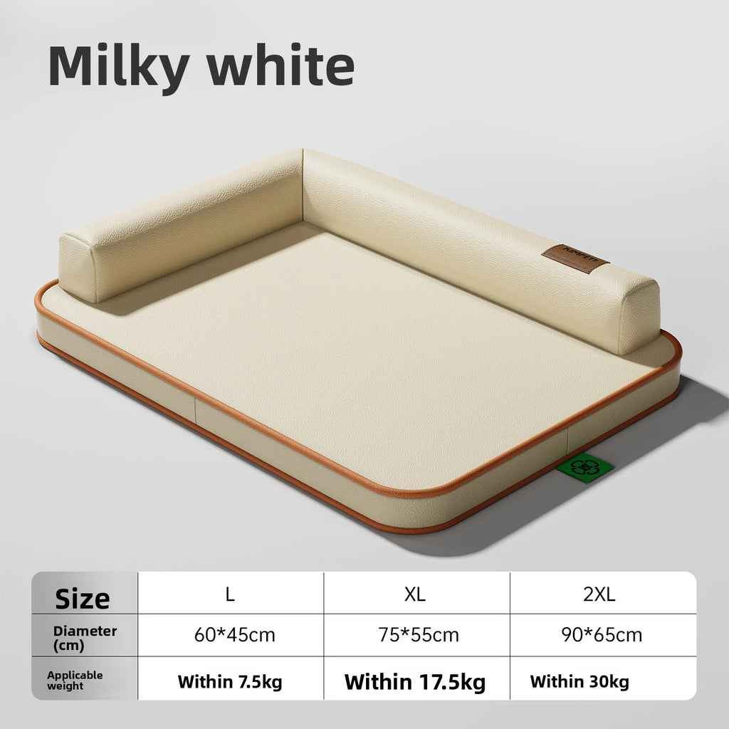 Dog mat suitable for all seasons, medium-sized and large waterproof and tear resistant dog bed, summer removable and washable do