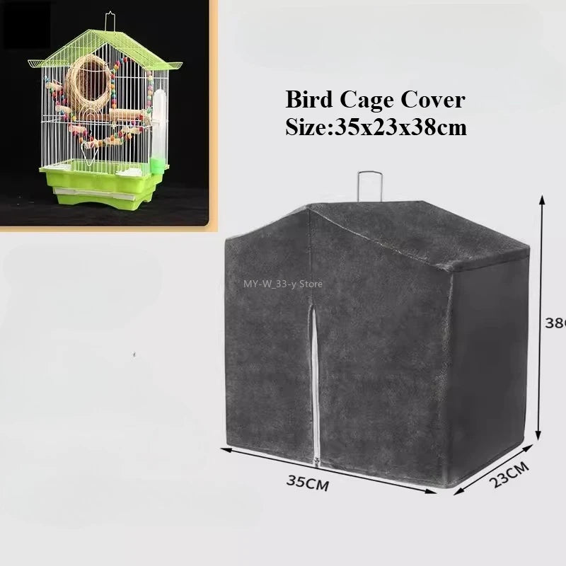 Bird Cage Cover Sunshade Breathable and Splashproof Large Bird Cage Cover Parrot Cage Shading Protective Products Bird Supplies