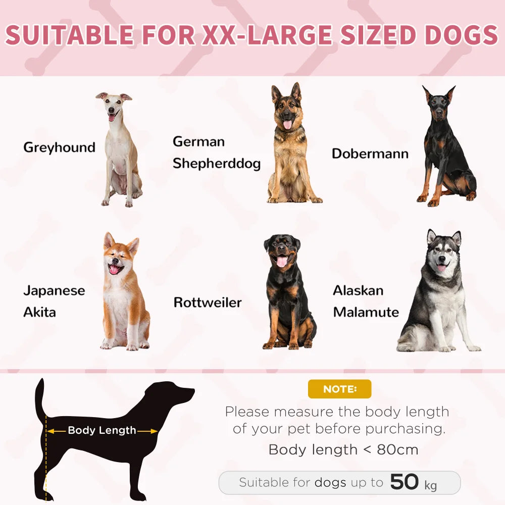 48" X 36" Elevated Breathable Dog Bed Portable Pet Cot W/ Carry Bag Metal Frame Breathable Mesh Indoor and Outdoor Red