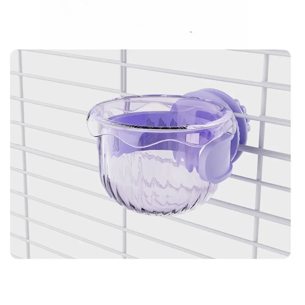 Pet Accessories Hanging Bird Food Bowl Removable Anti Spill Bird Feeder Cup Wide Mouth Parrot Water Bowl Bird Cage